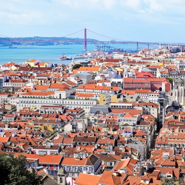 Lisbon sightseeing view
